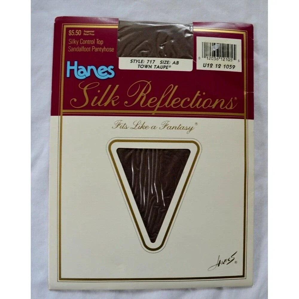 Hanes Silk Reflections Pantyhose SZ AB Lot of 6 Style 717 707 A663 A256 Varied